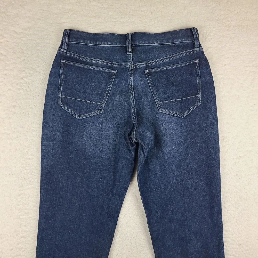 Banana Republic Travel Jeans Men 31x34 Blue Athletic Fit Dark Wash Denim NEW NWT